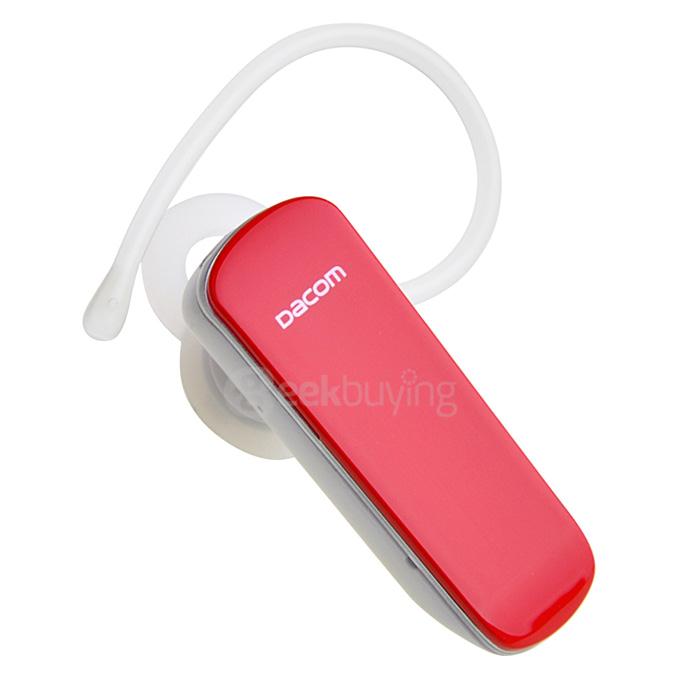 Dacom K69 Bluetooth Wireless Headphones Music Headset Handsfree Car Driver Earphone HD Microphone - Red