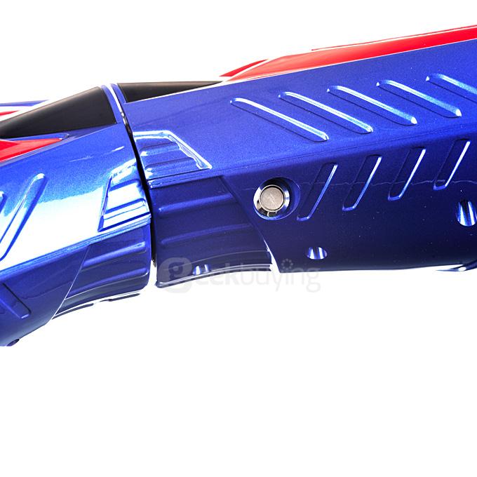 4400MAH Dual Wheels Self Balancing Electric Scooter Drifting Board with Bluetooth Speaker and LED - Red and Blue