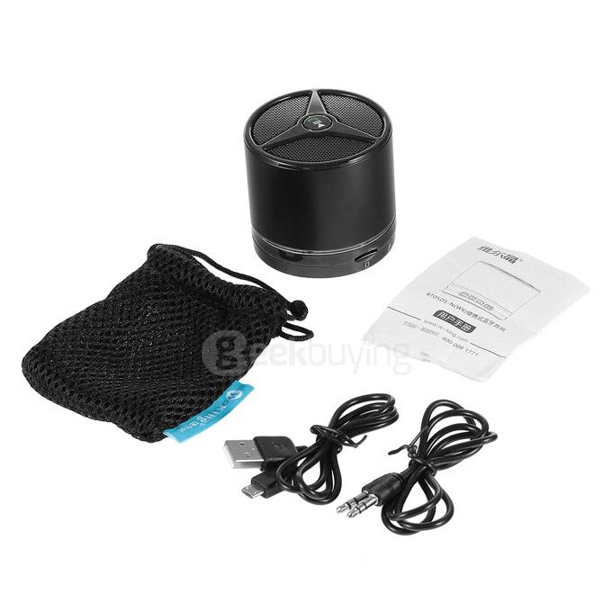 W-KING W6 Portable Wireless Bluetooth Metal Speaker w/TF Card Reader & Hand-free Phone Call - Black
