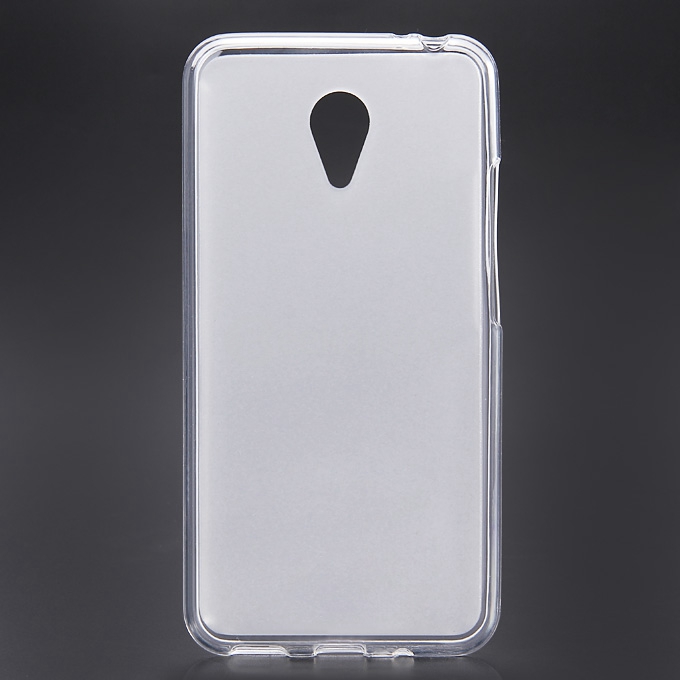 Protective Silica Gel Case Soft Back Cover for MEIZU M2 NOTE (MEILAN NOTE 2) Smartphone - Transparent
