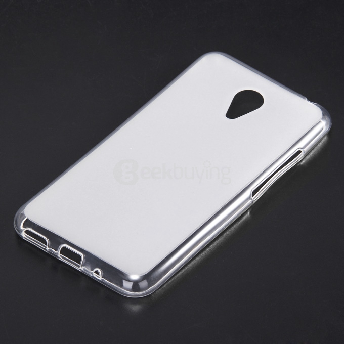 Protective Silica Gel Case Soft Back Cover for MEIZU M2 NOTE (MEILAN NOTE 2) Smartphone - Transparent