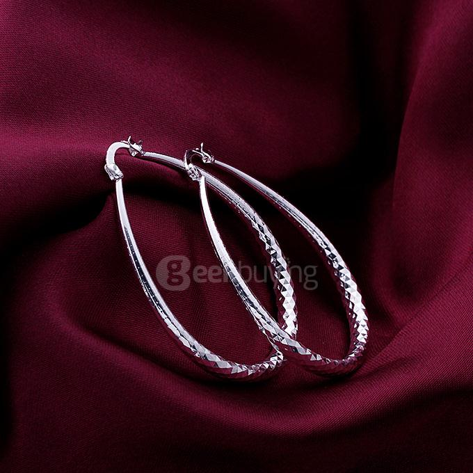 Fashion Silver Round Earrings Ear Pendants