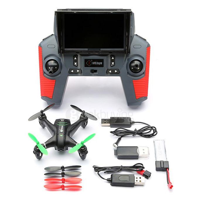 WLtoys Q242G Mini 5.8G FPV With 2.0MP Camera 2.4G 4CH 6Axis RC Quadcopter RTF - Red