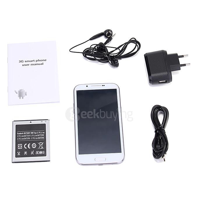 Star N7189 5.3inch FWVGA screen MTK6589 Quad Core Smart Phone 1G+4G 8.0MP Camera Android 4.2 OS with 3G/GPS - White