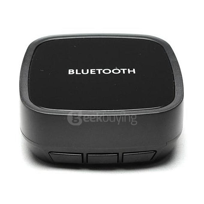 Bluetooth 4.0 Stereo Music Receiver Transmitter Aptx Wireless Audio Receiver Adapter for Headphones Car TV - Black