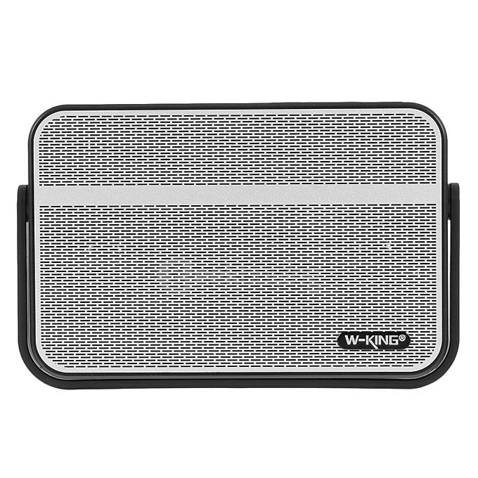 W-KING T9 Portable Ultra Slim NFC Wireless Bluetooth Outdoor Speaker - Silver
