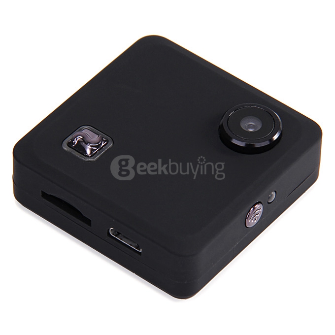 Foream Compass Mini WiFi Action Camera Ambarella A7 8.0MP CMOS Image Sensor 78 Degree View Angle 750mAh Battery - Black