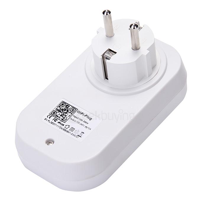 SDW-001PL WIFI Smart Home Wall Socket AC 110-265V 10A for iPhone Android EU Plug - White