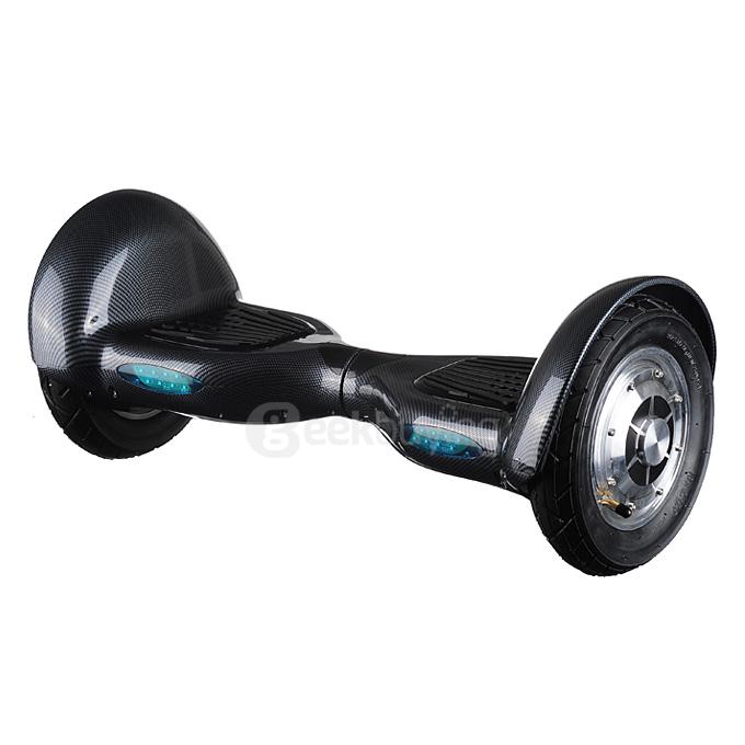 4400MAH 10 Inches Off Road Dual Wheels Self Balancing Electric Scooter Drifting Board - Carbon Fiber