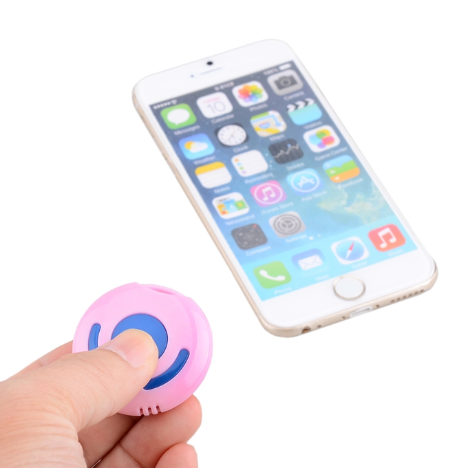 HAVIR HV-100 Mini Wireless Bluetooth Anti-lost Alarm for iPhone 4S/5/5S/5C/iPad Mini/iPad 3/iPad 4/iPad Air/iPod Touch 5 - Pink