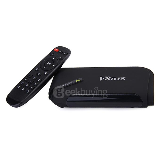 V8 PLUS Amlogic S812 KODI TV BOX 2G/8G 2.4G/5G Dual Band WIFI LAN Bluetooth4.0 4k*2k DOLBY TrueHD DTS HD 3G 3D