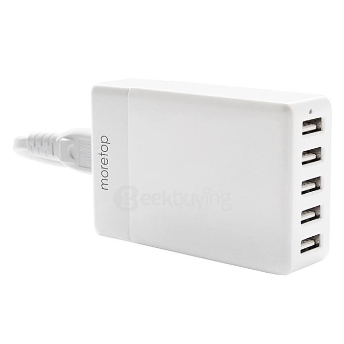 Measy A405 40W / 8A 5 USB Ports Smart Charger - EU Plug