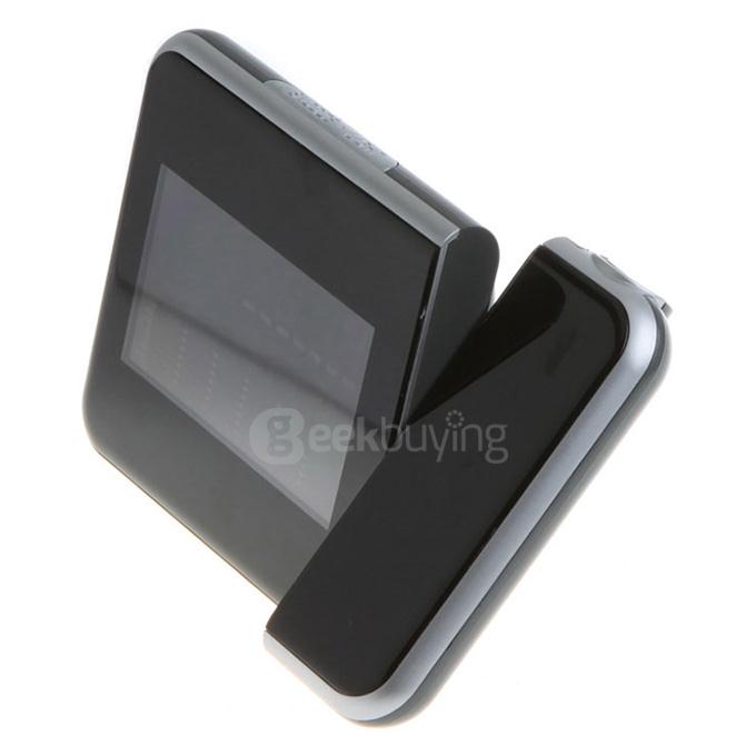 Digital Weather LCD Clock Snooze Alarm Clock Projector Color Display LED Backlight Table Desktop Clocks Projector