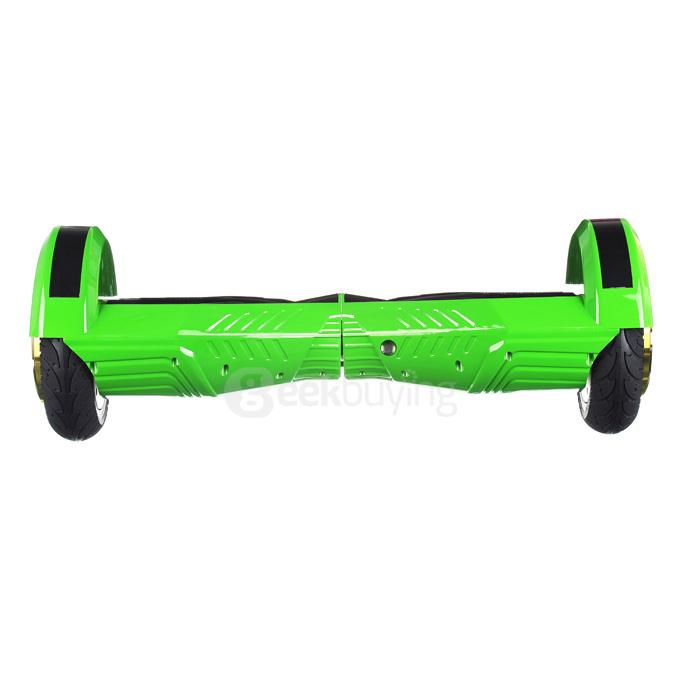 4400MAH Dual Wheels Self Balancing Scooter Electric Drifting Board with Bluetooth Speaker and LED - Green and Black