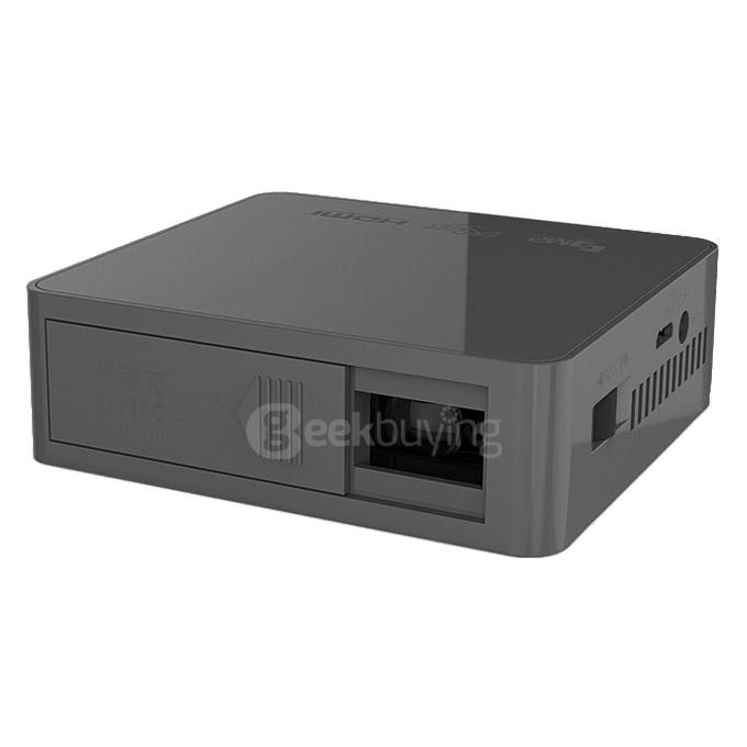 UC50 Mini DLP LED FHD Projector HDMI 1080P 800LM Home Theater Beamer Multimedia Video Player AV USB TF - Black