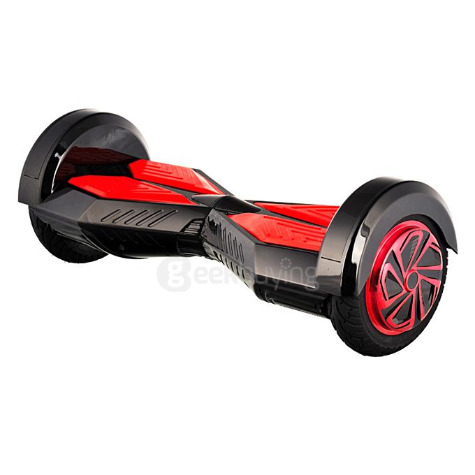4400MAH Dual Wheels Self Balancing Scooter Electric Drifting Board with LED - Black and Red
