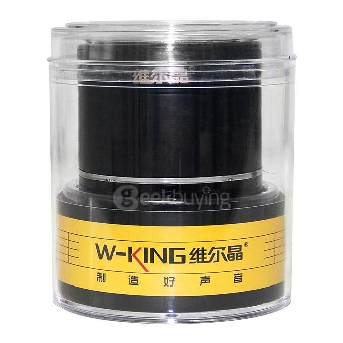 W-KING W6 Portable Wireless Bluetooth Metal Speaker w/TF Card Reader & Hand-free Phone Call - Black