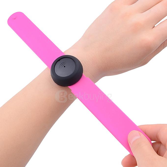 Havir HV-102 Bluetooth Smart Finder Bidirectional Children Anti-lost Alarm with Wrist Band - Rose