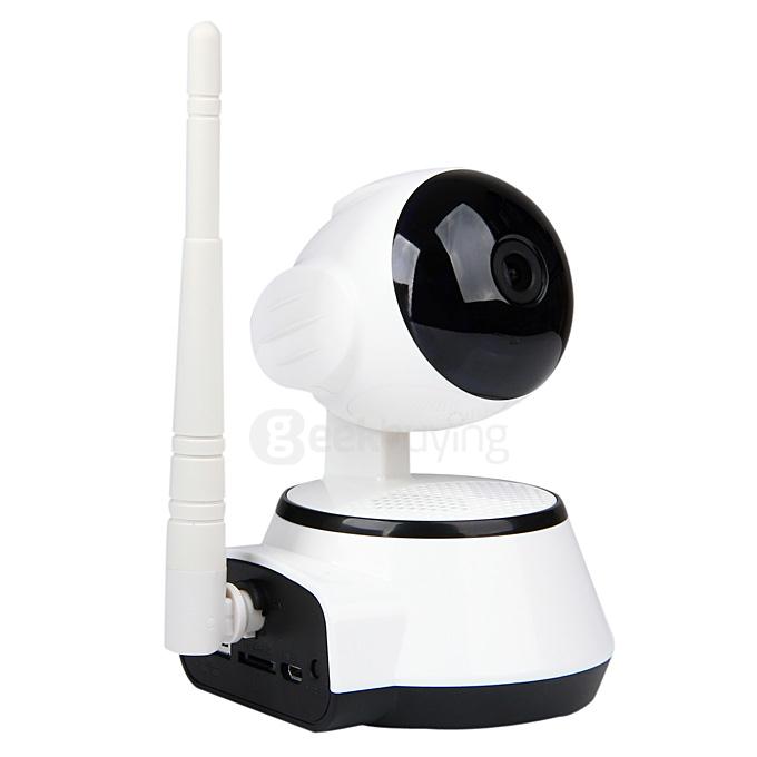 H7 960P HD Two-way Audio Wireless Wi-Fi IP Network Camera with 355 Degrees Rotation for Mobile Phone 1-IR-LED - White