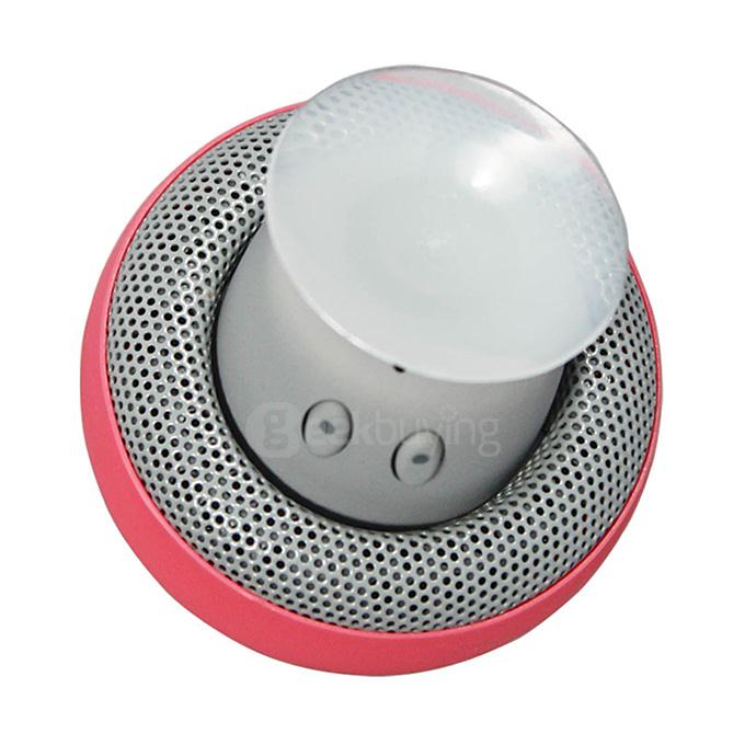 Portable Creative Mushroom Style Mini Bluetooth Speaker - Red