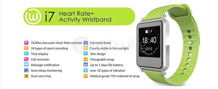 iWOWN i7 Bluetooth 4.0 Smartwatch MTK2502 1.28