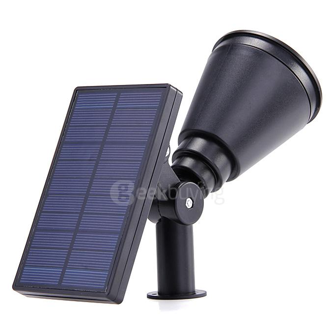 IP68 Waterproof Solar Powered Spotlight 2W 6500K 200LM Spot Light Lamp Pool Light