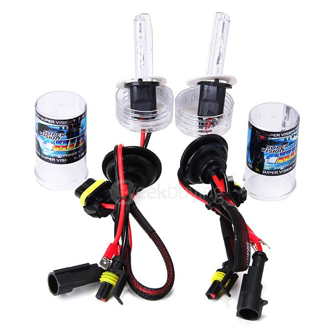 Makibes 4300K H1 55W 12V F250 Xenon HID Kit Car Headlight Xenon Bulb Slim Ballast - Black + Silver
