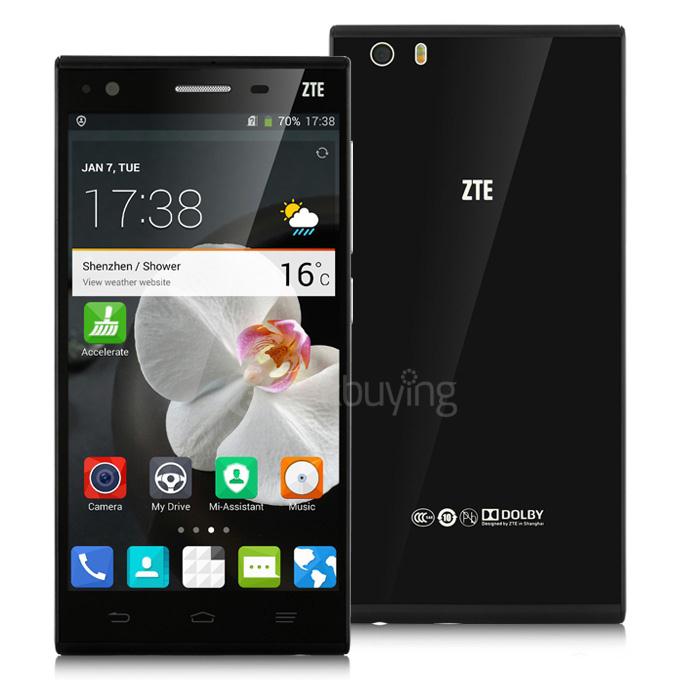 ZTE Star 1 S2002 4G 5.0inch FHD Screen Android 4.4 2GB 16GB Smartphone Qualcomm MSM8928 Snapdragon 400 Quad Core - Black