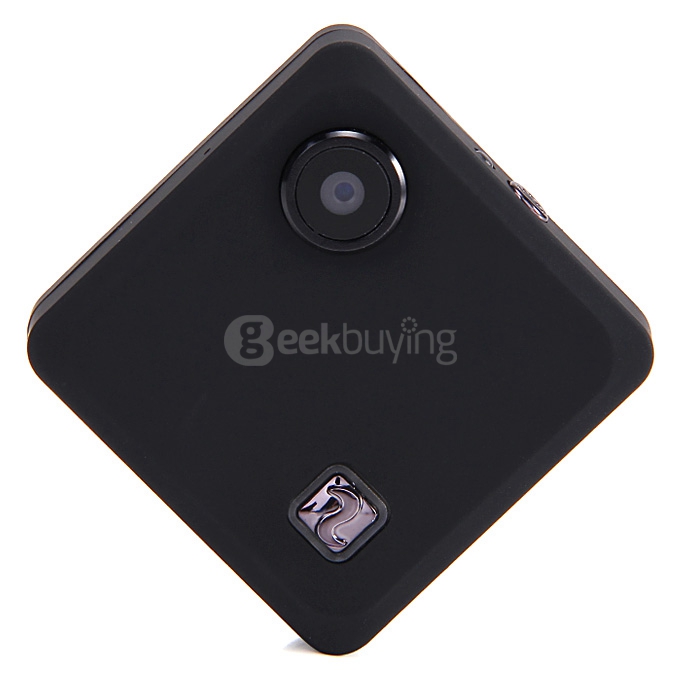 Foream Compass Mini WiFi Action Camera Ambarella A7 8.0MP CMOS Image Sensor 78 Degree View Angle 750mAh Battery - Black