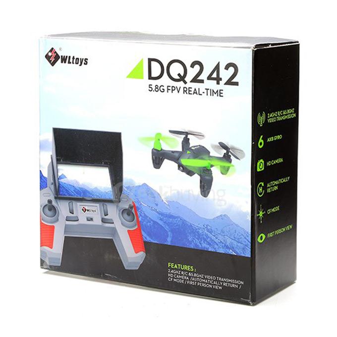 WLtoys Q242G Mini 5.8G FPV With 2.0MP Camera 2.4G 4CH 6Axis RC Quadcopter RTF - Red