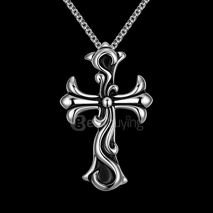 GOMAYA GMYN001 Classic Popular Cross Pendant Necklace