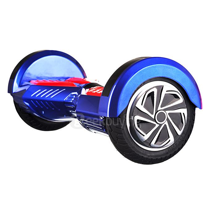 4400MAH Dual Wheels Self Balancing Scooter Electric Drifting Board with LED - Blue and Red