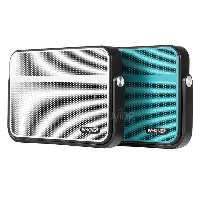 W-KING T9 Portable Ultra Slim NFC Wireless Bluetooth Outdoor Speaker - Silver
