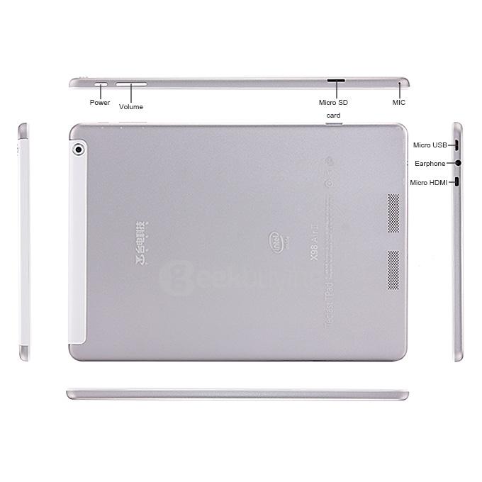 Teclast X98 Air II Android 4.4 9.7 Inch 2GB/32GB Tablet PC Intel Z3736F Quad Core 2.16GHz IPS 2048*1536 HDMI - White