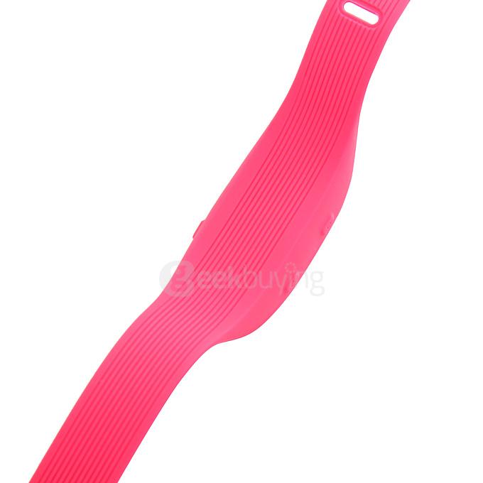 SWB02B Bluetooth 4.0 Sports Smart Bracelet OLED Display Screen with Pedometer Sleep Monitor Alarm for Android iOS - Rose