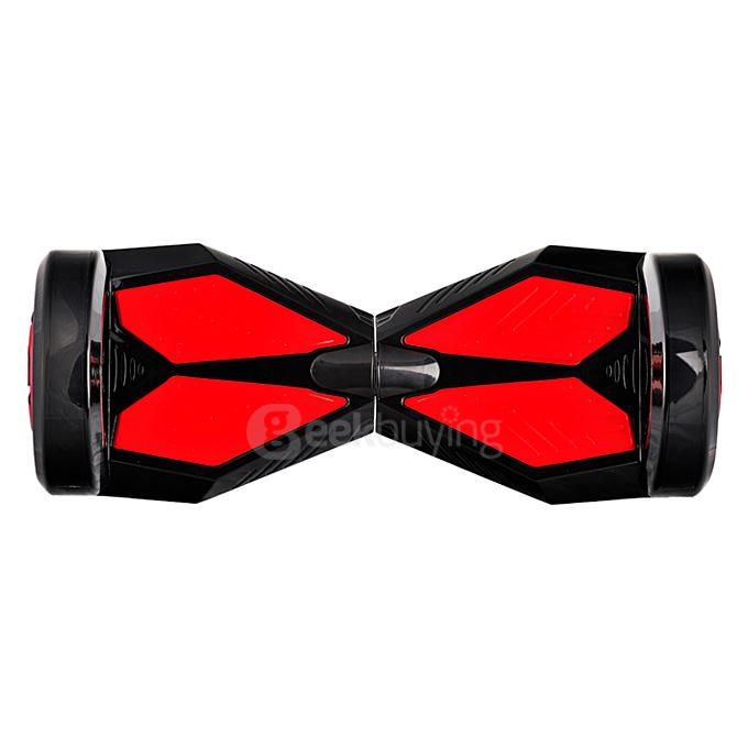 4400MAH Dual Wheels Self Balancing Scooter Electric Drifting Board with Bluetooth Speaker and LED - Black and Red