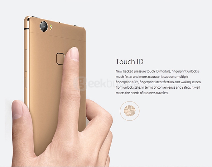 Elephone M3 5.5inch MT6755 Helio P10 Octa Core Android 5.1 3GB 32GB Smartphone 4G LTE 21.0MP Type-C 3.0 - Rose Golden