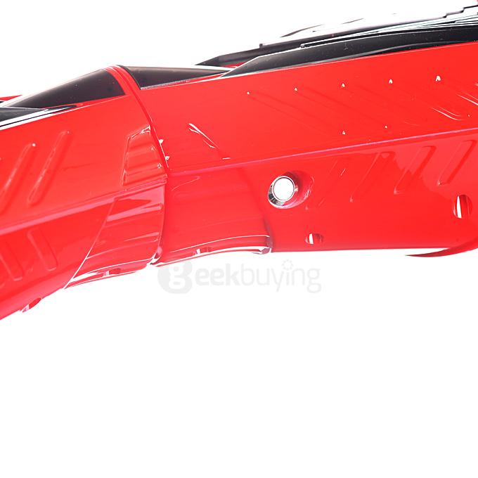 4400MAH Dual Wheels Self Balancing Scooter Electric Drifting Board with LED - Red and Black
