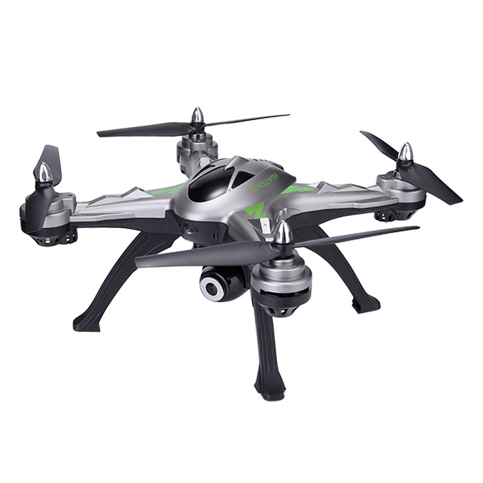 JJRC H25G 720P FPV Video Playback 2.4Ghz 4CH 3D Tumbling CF Mode LED Control Mode 2 RC Quadcopter RTF - Gray