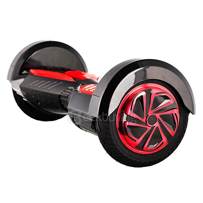 4400MAH Dual Wheels Self Balancing Scooter Electric Drifting Board with LED - Black and Red