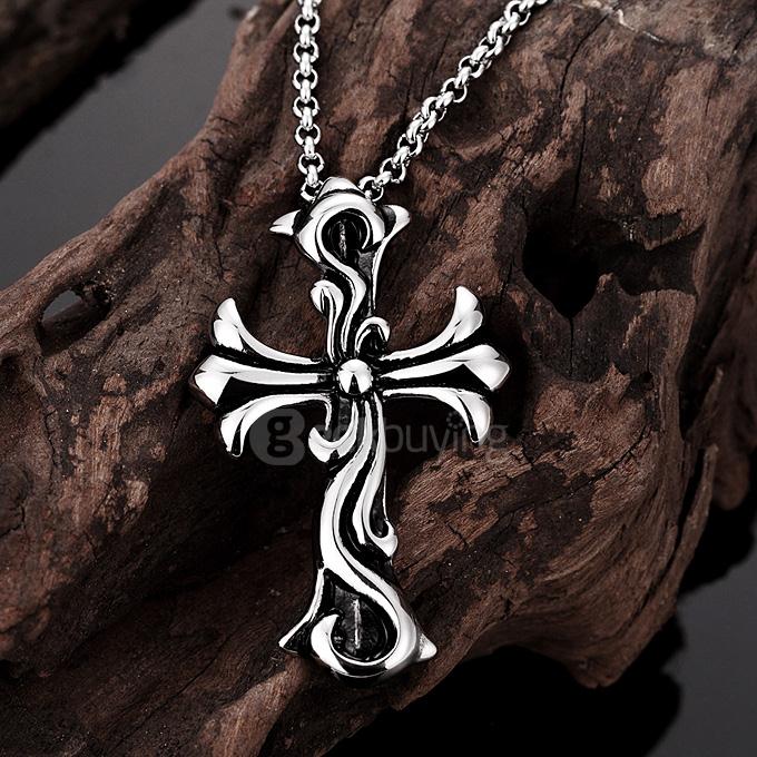 GOMAYA GMYN001 Classic Popular Cross Pendant Necklace