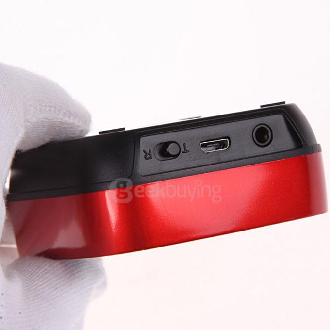 Bluetooth 4.0 Stereo Music Receiver Transmitter Aptx Wireless Audio Receiver Adapter for Headphones Car TV - Red