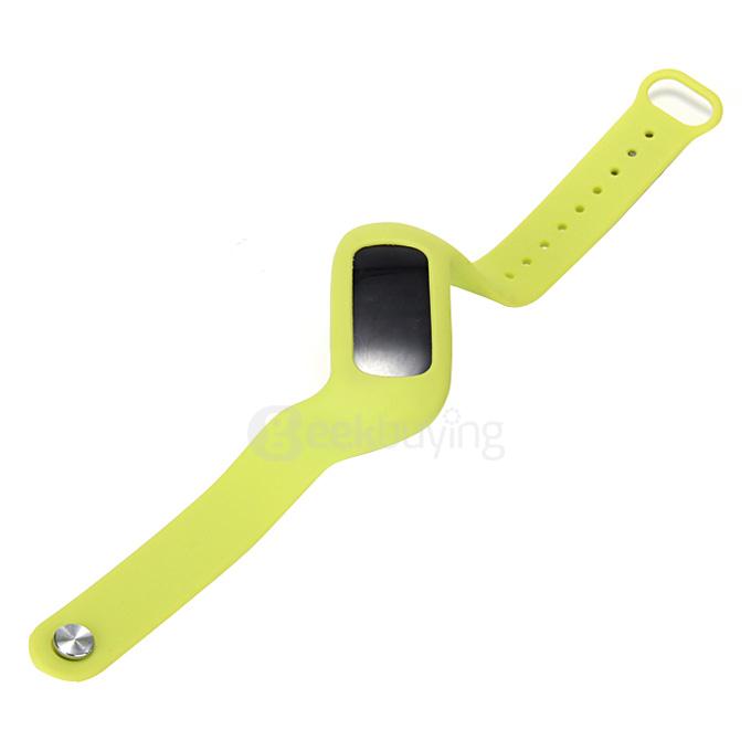 SWB01 Bluetooth 4.0 Smart Sports Bracelet OLED Display Screen for Smartphone with Pedometer Sleep Monitor Alarm Fitness Tracker - Green