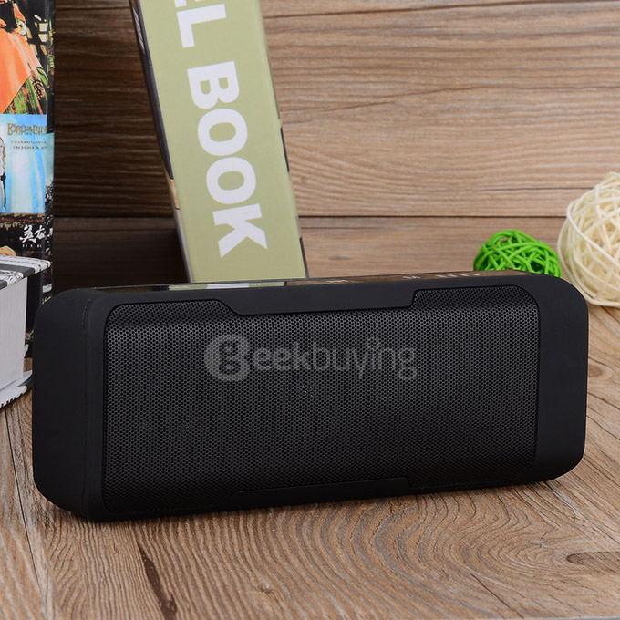 Bluetooth 3.0 Speaker 4000mA Power Bank Hands-free FM Music Player - Black