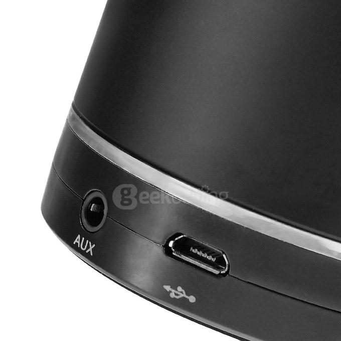 W-KING W6 Portable Wireless Bluetooth Metal Speaker w/TF Card Reader & Hand-free Phone Call - Black