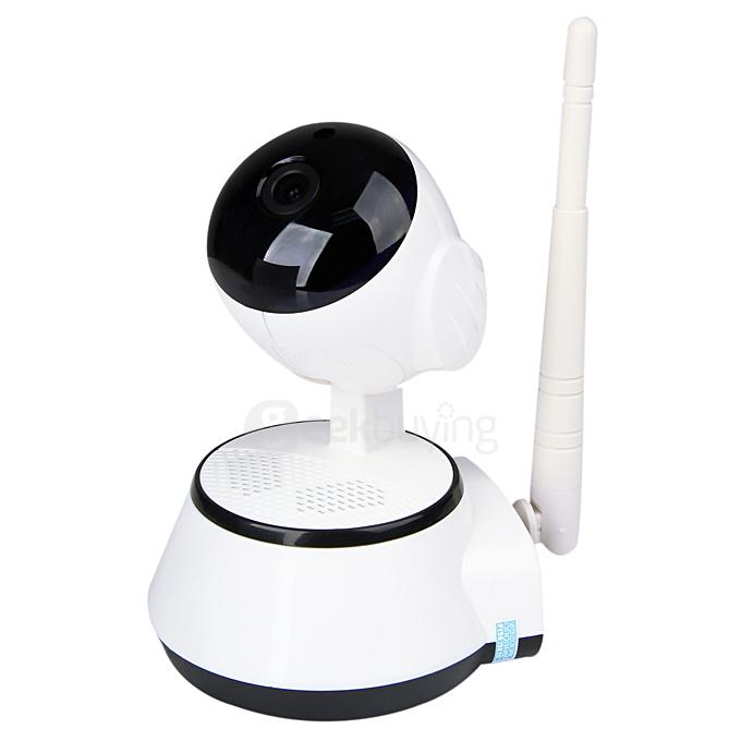 H7 960P HD Two-way Audio Wireless Wi-Fi IP Network Camera with 355 Degrees Rotation for Mobile Phone 1-IR-LED - White