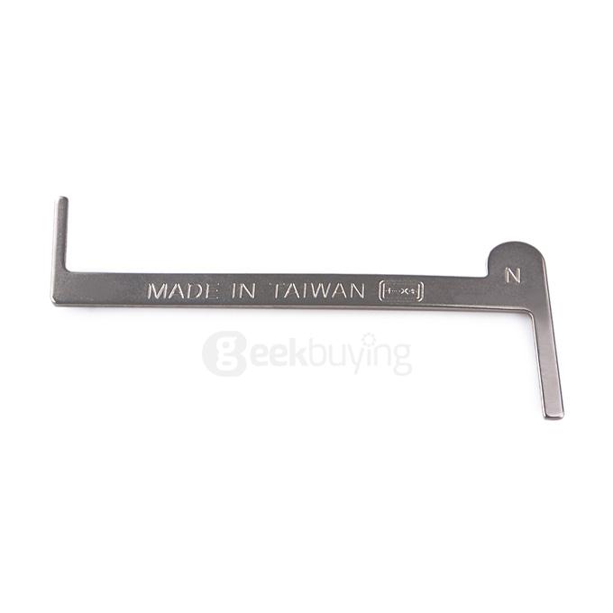 B057 Steel Unlocking Lock Pick Set - Black