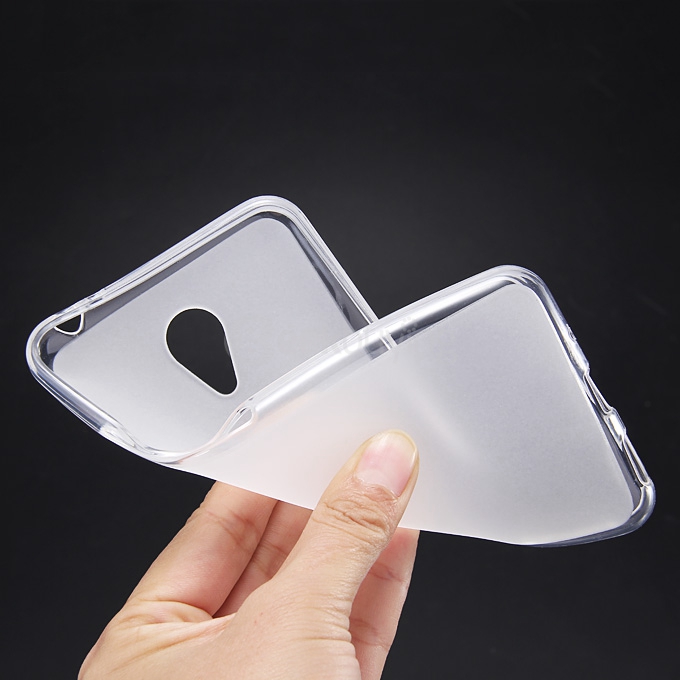 Protective Silica Gel Case Soft Back Cover for MEIZU M2 NOTE (MEILAN NOTE 2) Smartphone - Transparent