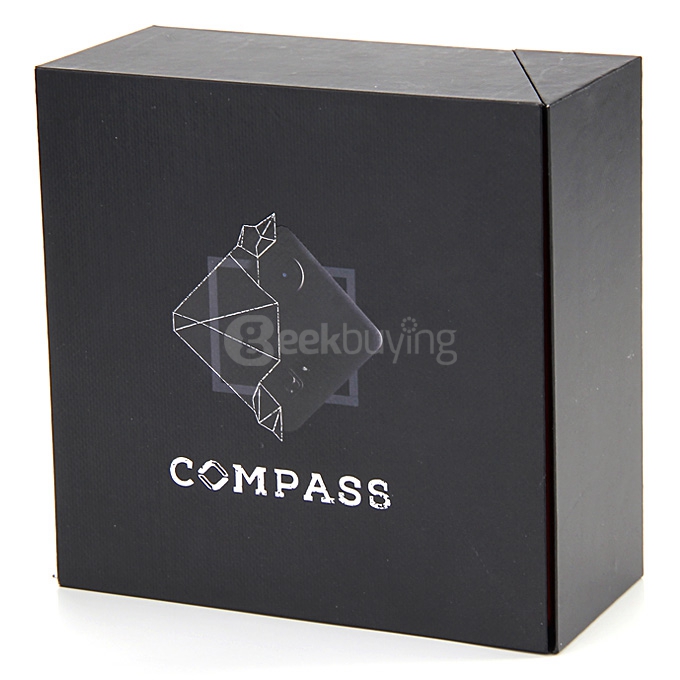 Foream Compass Mini WiFi Action Camera Ambarella A7 8.0MP CMOS Image Sensor 78 Degree View Angle 750mAh Battery - Black