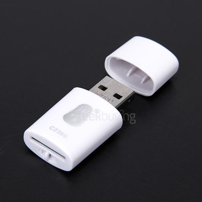 Kawau C239s MicroSDXC Card Reader Memory TF Card Reader Maximum 64GB - White